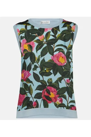 Oscar de la Renta Floral vest