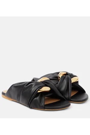 J.W.Anderson Corner leather slides