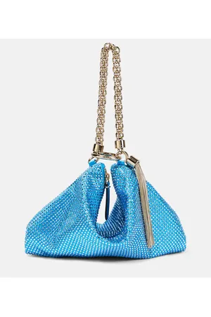 Jimmy Choo Callie crystal-embellished pouch
