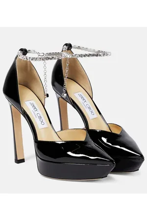 Jimmy Choo Saeda 125 embellished platform pumps