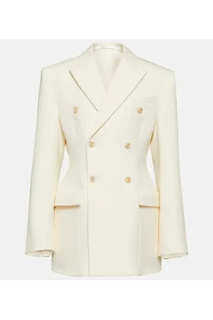 WARDROBE.NYC Contour double-breasted wool blazer
