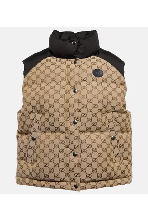 Gucci GG cotton canvas down vest
