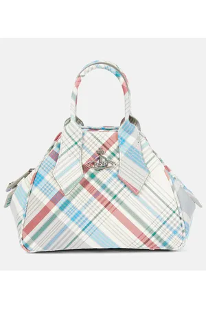 Vivienne Westwood Yasmine Small checked leather tote bag