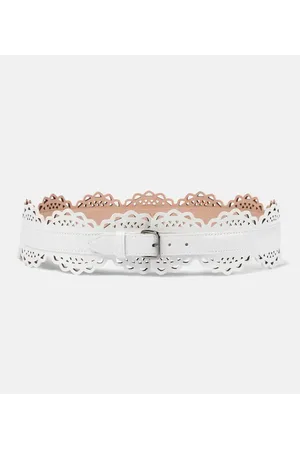 Alaïa AlaÃ¯a Laser-cut leather belt