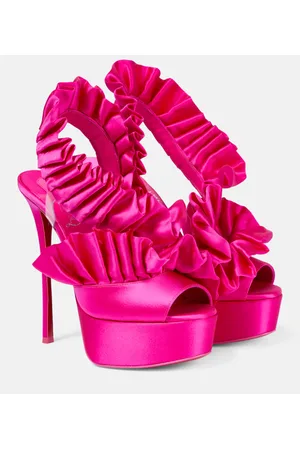 Christian Louboutin Froufrou Alta 150 satin sandals