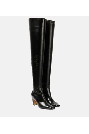 Khaite Marfa leather over-the-knee boots