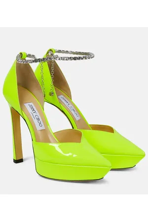 Jimmy Choo Saeda 125 embellished platform pumps