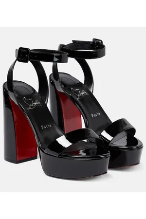 Christian Louboutin Movida Sabina patent leather platform sandals