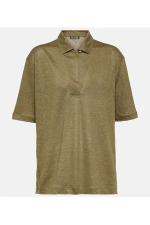 Loro Piana Linen polo top