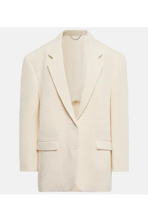 MAGDA BUTRYM Single-breasted cotton-blend blazer