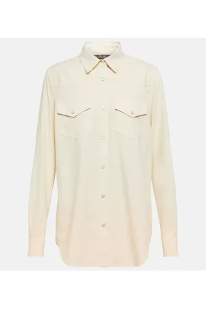 Loro Piana Yelena cotton chambray shirt
