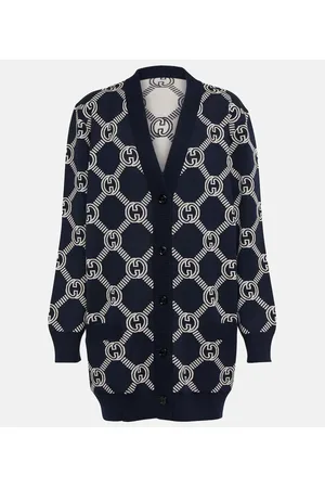 Gucci GG reversible wool-blend cardigan