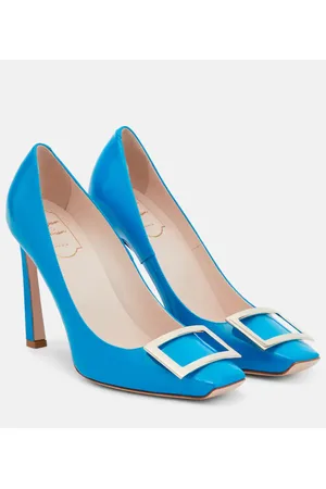 Roger Vivier Belle Vivier patent leather platform pumps