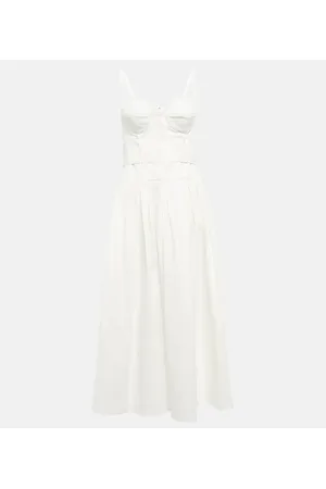 Proenza Schouler Cotton-blend midi dress