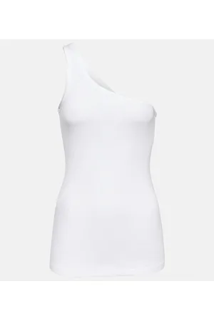 Isabel Marant One-shoulder cotton tank top