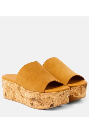 See by Chloé See By ChloÃ© Liana 70 suede platform mules