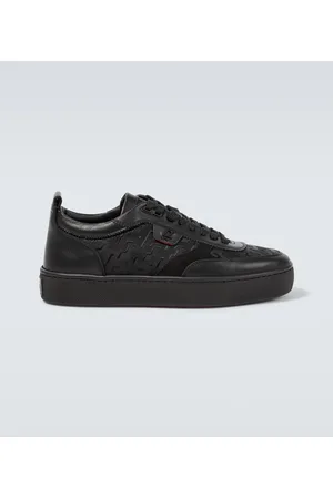 Christian Louboutin Happyrui leather-trimmed sneakers