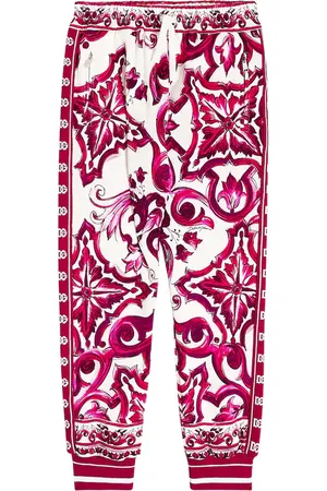 Dolce & Gabbana Majolica printed cotton sweatpants
