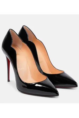 Christian Louboutin Hot Chick 100 patent leather pumps