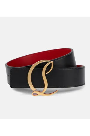 Christian Louboutin CL logo leather belt