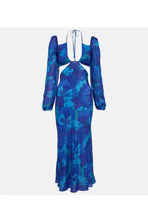 RIXO London Kamilla printed georgette maxi dress