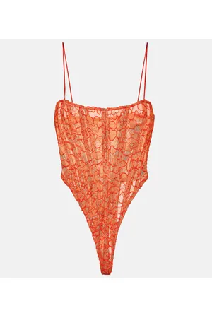 LAQUAN SMITH Lace bodysuit