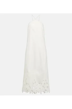 Simkhai Simone linen-blend midi dress