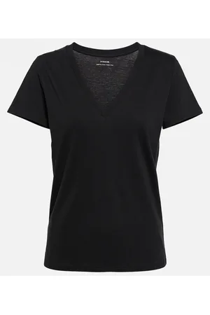 Vince Cotton V-neck T-shirt