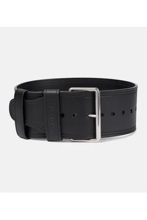 Balenciaga Force leather belt