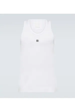 Givenchy: Black Semi-Sheer Tank Top