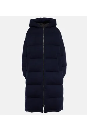YVES SALOMON Wool and cashmere down coat