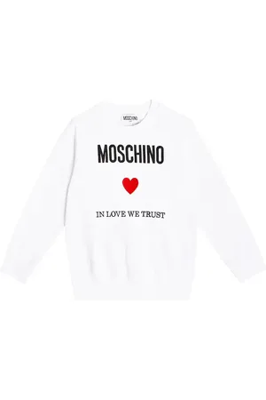 Moschino Printed cotton jersey sweatshirt