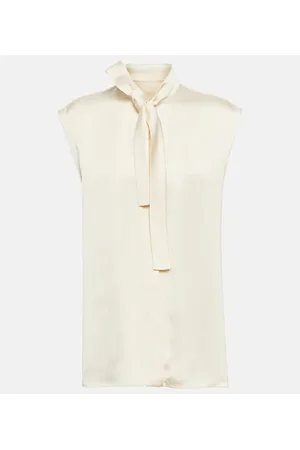 Jil Sander Satin sleeveless blouse