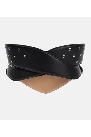 Alaïa AlaÃ¯a Perforated leather belt