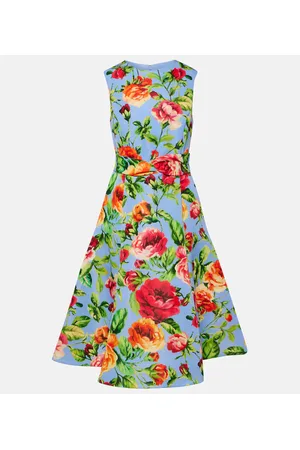 Carolina Herrera Crepe midi dress