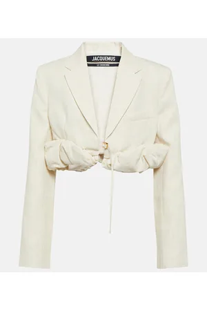Jacquemus La Croissant linen-blend jacket