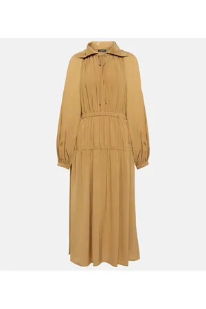 Joseph Dryden silk crÃªpe de soie midi dress