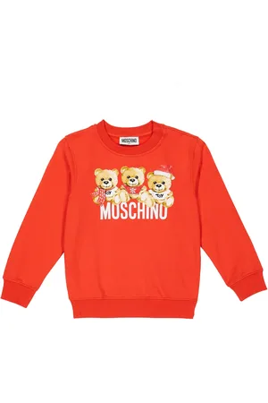 Moschino Logo printed cotton-blend sweatshirt