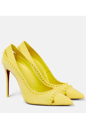 Christian Louboutin Duvette Spikes 100 suede pumps