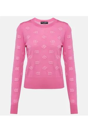 Dolce & Gabbana Wool and silk jacquard sweater