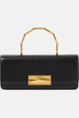 Jimmy Choo Diamond Chain Small leather tote bag