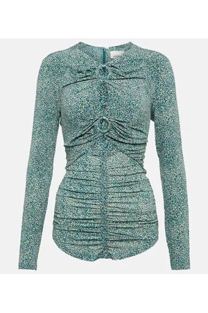 Isabel Marant Joneli floral cut-out top