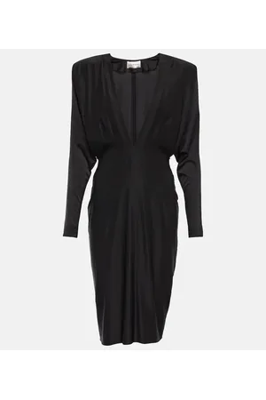 ALEXANDRE VAUTHIER Satin midi dress