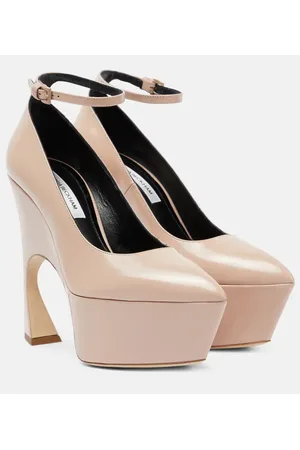 Victoria Beckham Platform leather pumps