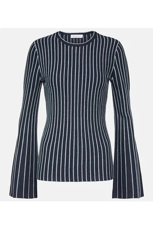 GABRIELA HEARST Lorcan striped wool and silk top
