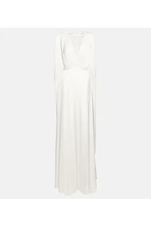 Safiyaa Satin cape gown