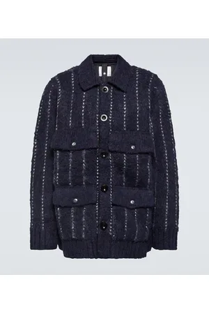 SACAI Wool-blend blouson jacket