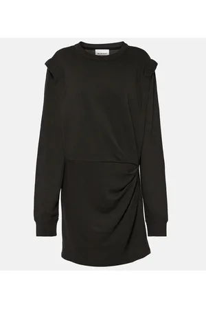 Marant Etoile Michaela ruched cotton-blend minidress