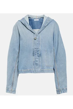 Alaïa AlaÃ¯a Cropped denim jacket