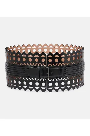 Alaïa AlaÃ¯a Leather corset belt